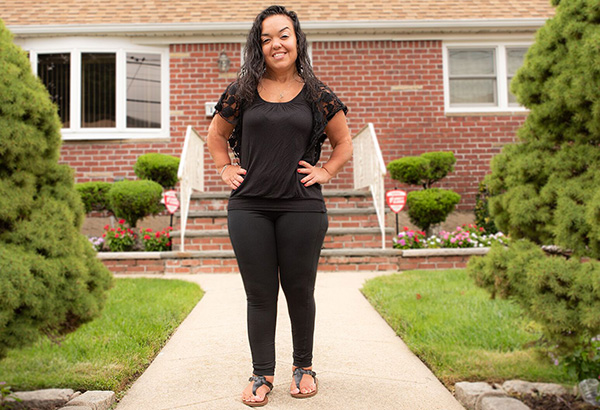 Standing strong: After a knee replacement, Angela is feeling great
